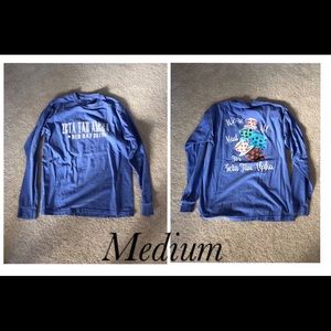 Zeta Tau Alpha ZTA long sleeve periwinkle medium